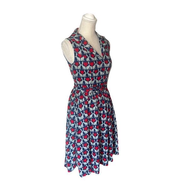 Lindy Bop Matilda Dress In Rabbit Love Size 4 - Picture 7 of 14